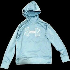 Women's Under Armour  Cold Gear Light Blue Hoodie